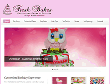 Tablet Screenshot of freshbakes.com.sg